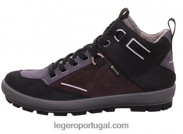 mulheres Bota tanaro trekking preta 2DDR217 Legero