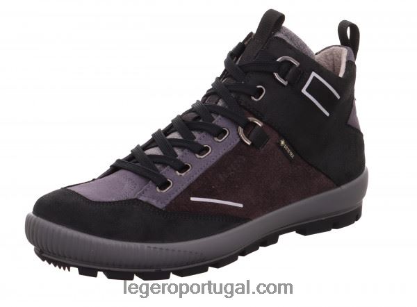 mulheres Bota tanaro trekking preta 2DDR217 Legero