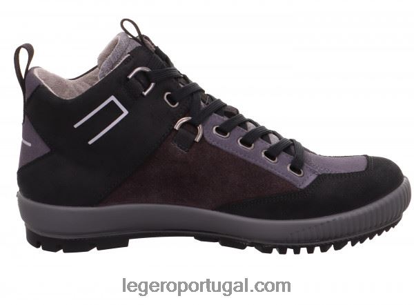 mulheres Bota tanaro trekking preta 2DDR217 Legero