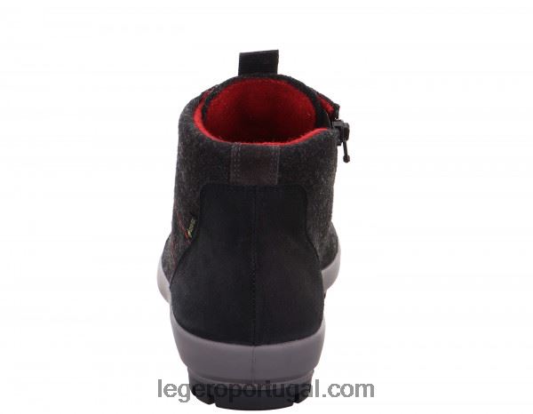 mulheres Bota tanaro trekking preta 2DDR307 Legero