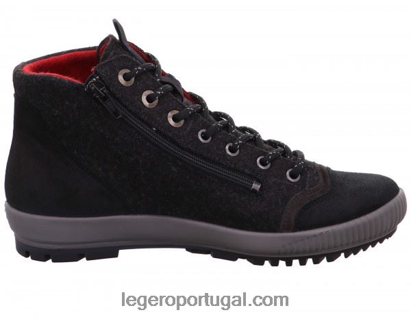 mulheres Bota tanaro trekking preta 2DDR307 Legero