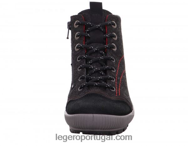 mulheres Bota tanaro trekking preta 2DDR307 Legero