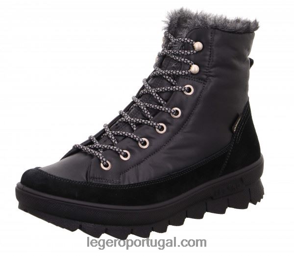 mulheres Novara preta 2DDR229 Legero