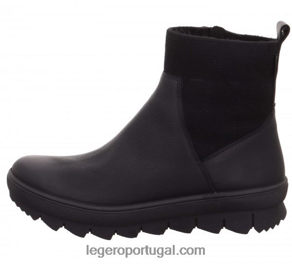 mulheres Novara preta 2DDR270 Legero