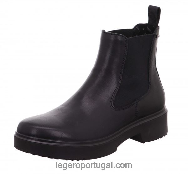 mulheres bota angel chelsea preta 2DDR273 Legero