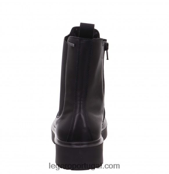 mulheres bota angel chelsea preta 2DDR293 Legero