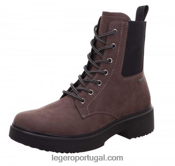 mulheres bota anjo com cadarço ossido 2DDR235 Legero