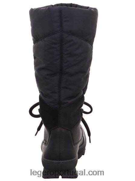 mulheres bota novara preta 2DDR204 Legero