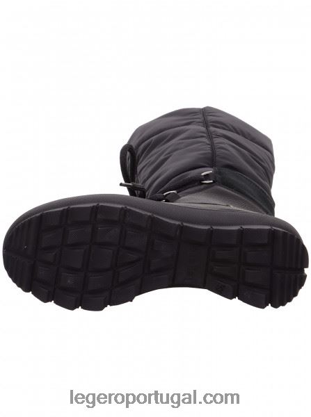 mulheres bota novara preta 2DDR204 Legero