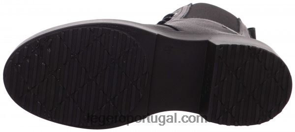 mulheres bota preta com cadarço anjo 2DDR315 Legero