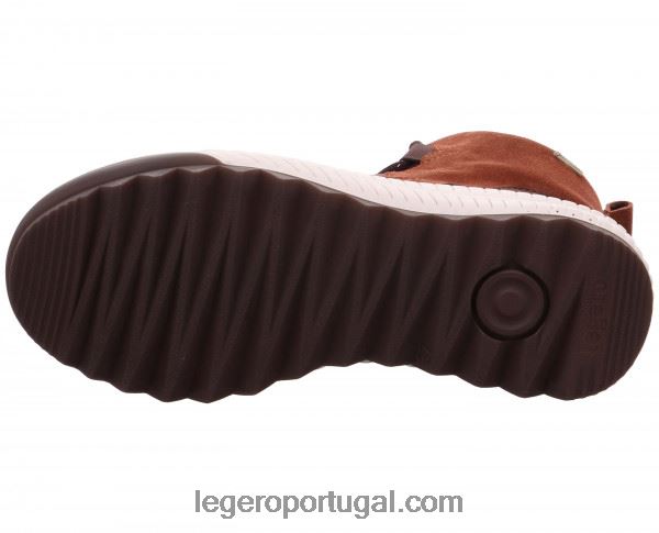 mulheres bota tirano com cadarço madeira 2DDR243 Legero