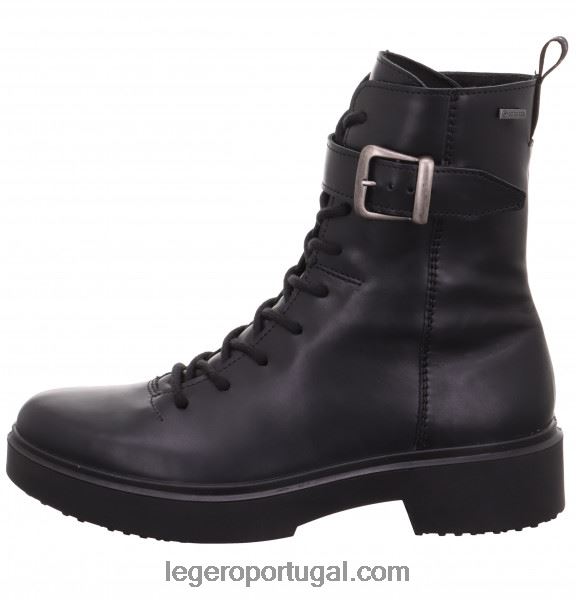 mulheres botas de anjo preto 2DDR207 Legero