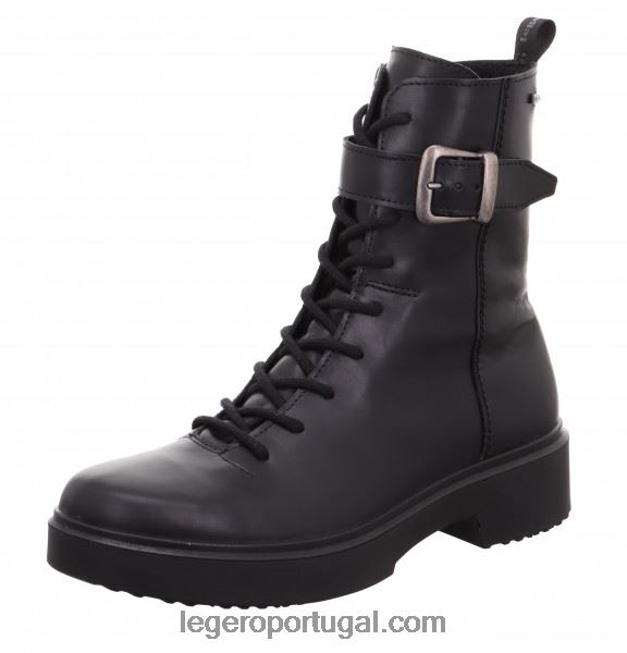 mulheres botas de anjo preto 2DDR207 Legero