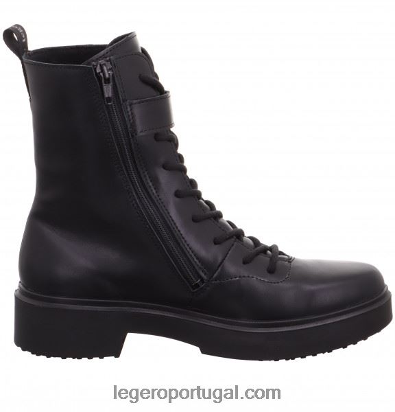 mulheres botas de anjo preto 2DDR207 Legero