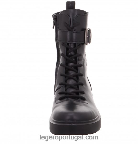 mulheres botas de anjo preto 2DDR207 Legero