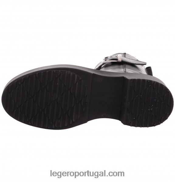 mulheres botas de anjo preto 2DDR207 Legero