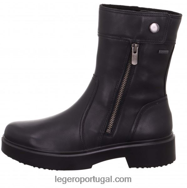 mulheres botins anjo preto 2DDR242 Legero