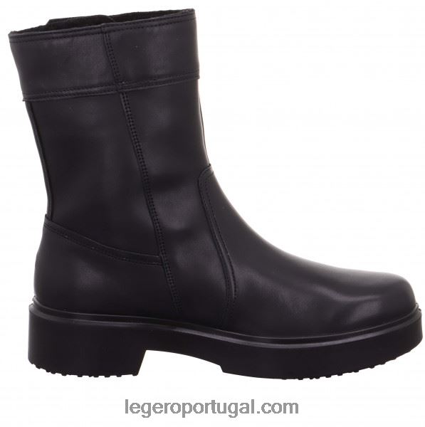 mulheres botins anjo preto 2DDR242 Legero
