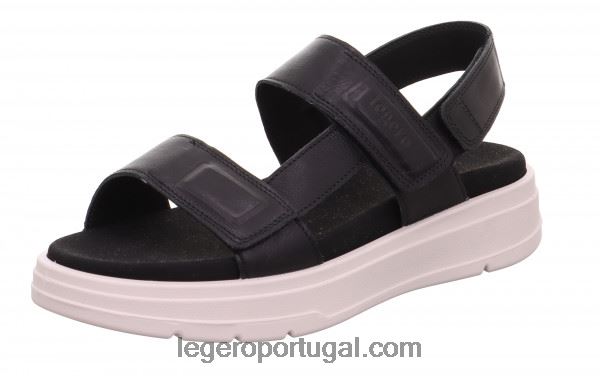 mulheres sunwalker preto 2DDR120 Legero