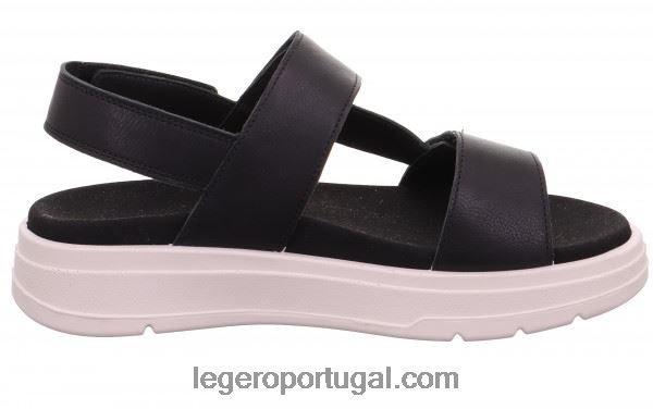 mulheres sunwalker preto 2DDR120 Legero