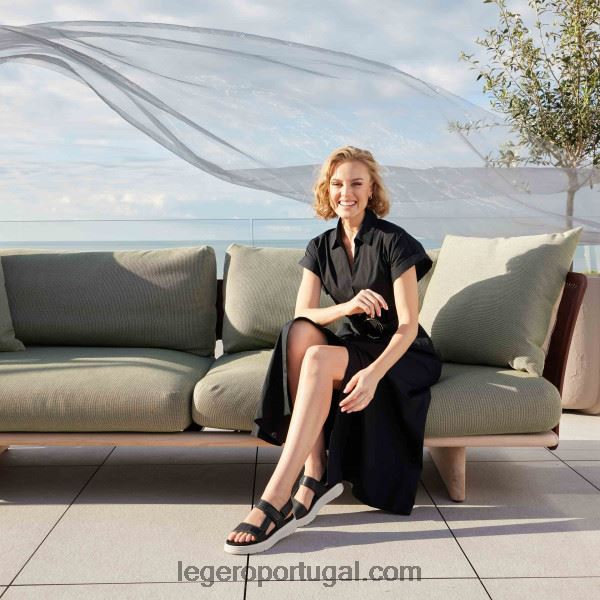 mulheres sunwalker preto 2DDR120 Legero